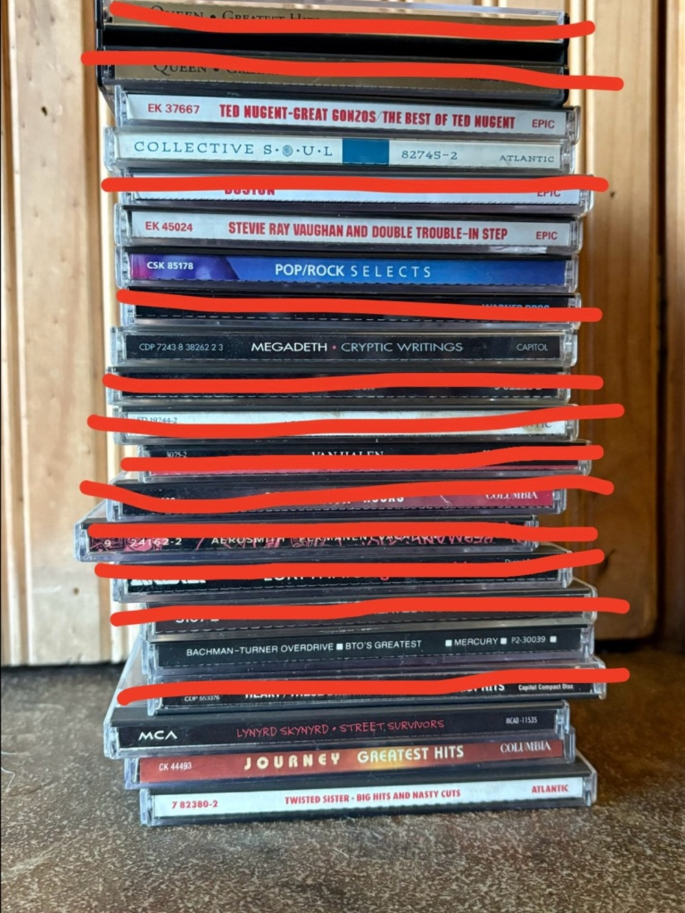 Multiple Classic Rock CDs